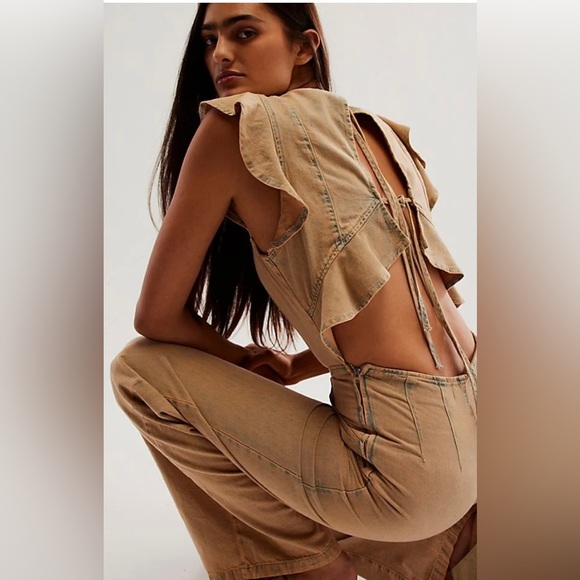 NWOT Free People-We The Free Love Bites Jumpsuit SIZE Small- no tags - Picture 4 of 16